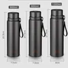 Vattenflaskor Intelligent Digital Thermos Water Bottle Touch Display Temperatur Rostfritt stål Vakuumflaskor Kaffekopp Sport Thermo 1000ml 230303