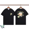 Herr T-shirts 2023 Lager Sommar Casablanca Vinkopp T-shirt Herr Dam Bomull Topp T-shirt T230303