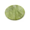 Makeup Brushes Green Artificial False Eyelash Extension Glue Jade Stone Holder Pallet Round Flat Adhesive For GlueMakeup