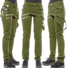 Мужские брюки в готическом стиле с карманами на молнии и заклепками в стиле стимпанк, брюки в стиле рок EIG88 230302