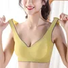 Intimo modellante da donna Buona elasticità femminile Reggiseno posteriore in seta di ghiaccio durevole Gilet per un corpo Intimo sportivo da donna Cuscinetto per il seno in lattice