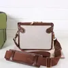 Bolsos de hombro de lujo Bolsos de mensajero de cuerpo cruzado de diseñador Carteras de lona casual Bolso de cuero bolsos de maquillaje Bolso de tubería de cuero vintage clásico Bolsos de moda para hombre