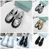 laser Thick sole loafer P leather casual shoe new men women outerwear comfortable soft spring summer classic fashion Formal party wear