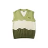 Men s Vests Series V Neck Sweater Fashion Märke Hösten Vinter Löst par ärmlös Green 230302