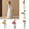 Oggetti decorativi Figurine Mamma e figlio Figurine Ornamento per la casa Artigianato in resina minimalista Papà e bambini Sclupture Decor Tavolo Regalo di Natale per la famiglia 230303