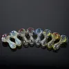Wholesale Round Shape Spoon Handful Smoking Pipe Pyrex Oil Burner Dab Oil Rig Water Glass Pipes Unique Spoon Accessories Hookahs Colors Randomly GP1007