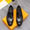 Homens Mocassins Luxuosos Designers Sapatos Couro Genuíno Marrom Preto Fivela Mens Designer Casual Vestido Sapatos Deslizamento em Sapatos de Casamento com caixa 38-46