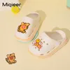 Slipper Kids Clogs Girls Boys Children Garden Shoes Cartoon Djur Non Slip Beach Sandals Home Slippers Toddler Baby Badrum Mules T230302