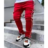 Fashion Godlikeu Cargo Pants Spring e Autumn Jeans Men Stretch Multi-Bocket Reflective Sports Sports Fitness Troushers Casual Joggers