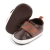 Newborn First Walkers Classic Baby Shoes Girls Boys PU Leather Crib Shoes Soft Sole Infant Kids Sneakers
