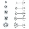 cubic zirconia earrings set