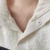 Authetic 925 Sterling Silver Necklacespendants Fine Jewelry Mini Waterdrop Pendant Necklaces for Women