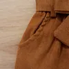 Clothing Sets Citgeett Autumn Kids Girls Skirt Set Long Sleeve Tops Elastic Waist Skirt Casual Daily Outfit Spring Clothes 230303