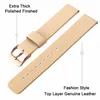 Genuine Leather Watchband 20mm For Samsung Galaxy Watch 42mm R810 Quick Release Band Replacement Strap Wrist Bracelet Rose Gold Y1221K