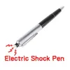 面白いおもちゃの楽しいペン衝撃的な電気ショックトイペンボックスパッケージエイプリルフールズデイエキゾチックなボールポイントギフトジョークプランクトリックドロップd dhon5