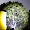 Sensor recarregável LED de farol de zoom de zoom de faróis tocha ao ar livre super brilhante camping à prova d'água de caça à caça de caça