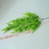 Decorative Flowers Artificial Plants Persian Fern Tree Leaves Fake Plastic Green Vines Rattan Wall Hanging Garland Garden Home Wedding