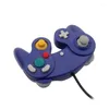 Spelkontroller Ostent USB Wired Gamepad för GameCube NGC Wii Consoles Classic Controller Handheld JoyPad Gamepads Accessoary