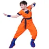 Anime Costumes Master Roshi Parentchild Cosplay Son Goku Piccolo Vuxna och barn kommer anime Set Halloween Children Cool Outfit Z0301