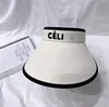 Casquette de styliste pour femmes, protection solaire d'été, vacances, voyage, couleur bonbon, lettre imprimée, visières 3022