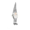 Décorations de Noël 1x Gnome Poupée en peluche en laine sans visage pour ornements de maison Pendentifs d'arbre de Noël Porte de cheminée suspendue Cadeaux de fête de Noël