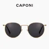 Sunglasses CAPONI Round Women Sunglasses Polarized AntiUV Ray Muti Colors Trending Branded Shades For Female de sol CP1871 230302