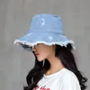Brede randzakken zachte rand cowboy hoed visser vrouwelijk zomer Koreaanse joker Japanse kleine verse zachte meid literatuur denim emmer