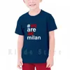 T-shirts pour hommes We Are Shirt Cotton Men DIY Print Cool Tee Interisti I Rossoneri Cur Vasud