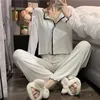 Pijama de arestão sexy de roupas de sono feminino