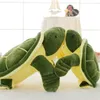 Plush Dolls 1pc Kawaii Huge Size Plush Tortoise Toy Cute Turtle Creative Pillow Staffed Cushion Home Decorate for Girl Vanlentines Day Gift 230303