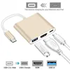 Adapter USB Type C Hub HDMI-kompatibel 4K Support Samsung Dex Mode USB-C Dock med PD för MacBook Pro/Air 2021