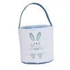 DHL Belle Pâques Lapin Seaux Sac De Rangement De Haute Qualité Personnalisé Fourre-tout Lapin De Pâques Panier pour Enfants Fête De Vacances Décor bb030