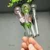 Rökande rör Nya Europa och Americaglass Pipe Bubbler Rökande rör vatten glas bong varm potten med