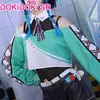 Costumes Anime EN STOCK Venti Cosplay Jeu Genshin Impact Cosplay Doujin Venez DokiDokiSR Band Cosplay Genshin Impact Birthday Band Z0301