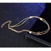 Anklets Fashion Sexy Gold Beach Square Metal Ankle Bracelet Foot Jewelry For Women Flower On The Leg Never Fade