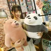 アマゾンホット販売30-50cmの豪華な人形アニメソフト超かわいい愚かな3つのクマの可動式豪華なぬいぐるみ人形bearmeet