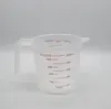 250/500/600/1000 мл пластиковых прозрачных измерительных чашек, кувшинная кувшинная поверхность кухонная поверхность