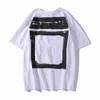 Designer Hommes Femmes t-shirts Tee Shirt Hommes Coton Lâche Loisirs Motion Beach Run Confort Off Badge High Street Blanc N8TC