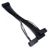 24PIN Dual PSU Power Extension Cable PC Три разъема синхронизации питания 12,6 дюйма / 32 см.