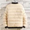 Piumino da uomo (M-4XL) Cappotto invernale imbottito in cotone Giacca da soprabito moda coreana Abbigliamento maschile