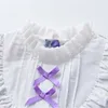 Robes de fille Pakaian Anak Perempuan pour Pernikahan Musim Panas Gaun Malam Pesta Ulang Tahun Anak Perempuan Motif Bunga Gaun Putri Gaya Lolita dengan W0224