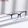 Güneş gözlüğü Erkekler Anti Mavi Işık okuma gözlüğü Kadın Kare Saf Titanyum TR Gözlük Çerçevesi Miyopi Optik Lensler Reçete Gözlük