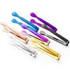 Clip in acciaio inossidabile multicolore Pinza per ghiaccio Pane Cibo BBQ Clip Barbecue Clip Cube Zucchero Pinza per ghiaccio Barra degli strumenti Utensili da cucina