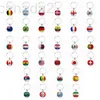 Keychains & Lanyards Designer 2022 Cup decorations football fans key chain Argentina Brazil Spain 16WI