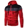 2023 Spring New Men's Hoodies Creative Splicing Sports Outdoor Leisure Hooded Large Fashionable Logo Customization Sweater Jacket Coat Tops For Men S-XXXL