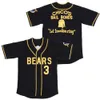 #3 Kelly Leak The Bad News Bears Baseball Jerey Mens Youth costurou #12 Tanner Boyle Chicos Bail Bonds Let Freedom Ring Film Jersey