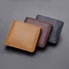 Portefeuilles Hommes d'affaires Portefeuille Blackcoffeebrown Titulaire de la carte de crédit Wallet Case Male PU Leather Short Man Wallet and Purse 2022 Money BagL230303