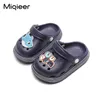 Slipper Kids Clogs Girls Boys Children Garden Shoes Cartoon Djur Non Slip Beach Sandals Home Slippers Toddler Baby Badrum Mules T230302