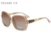 Sonnenbrillen für Damen, polarisierte Sonnenbrillen, modische Damen-Sonnenbrille, trendige Luxus-Retro-Sonnenbrille, UV 400, übergroße Damen-Strass-Designer-Sonnenbrille 5L5A88