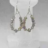 Halskettenohrringe Set Großhandel grau 5 Reihen für Frauen Charme Glass Crystal Faux Pearl Shell Perlen einzigartige Schmuck B983-11